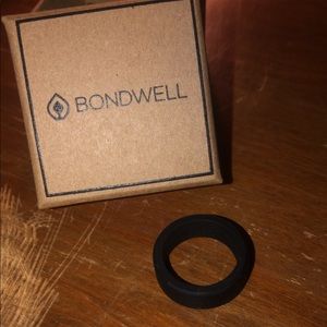 Bondwell black silicon ring men’s size 10